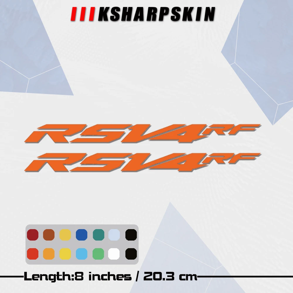 Аксессуары для мотоциклов, светоотражающий логотип, водонепроницаемые наклейки, модифицированные фотообои, подходит для APRILIA RSV4 RF RSV4RF