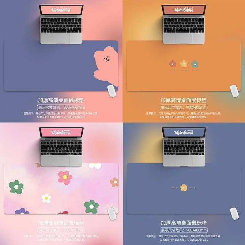 

Gaming Cute Mouse Pad Kawaii Desk Pad Large Laptop Mouse Mat Desk Mats Writing Desk Mat Deskpad Home Gamer Office Accessories