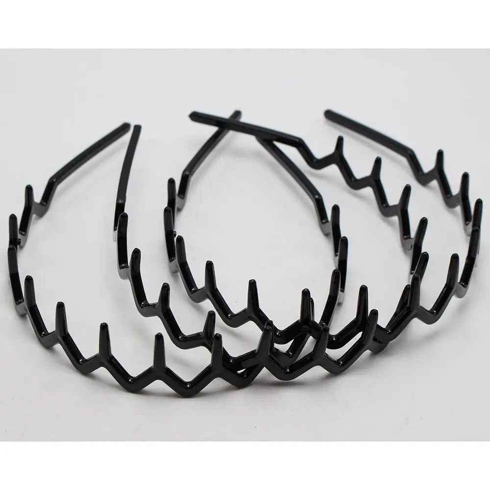 2 шт./компл. модные черный пластиковый Стиль спортивная повязка на голову