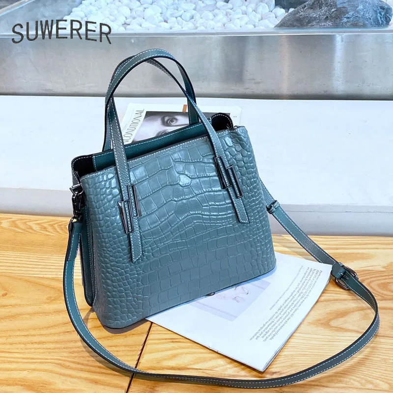 

Women leather handbags 2021 New Fashion Women's bag real cowhide luxury designer handbag Women genuine leather bag female bag