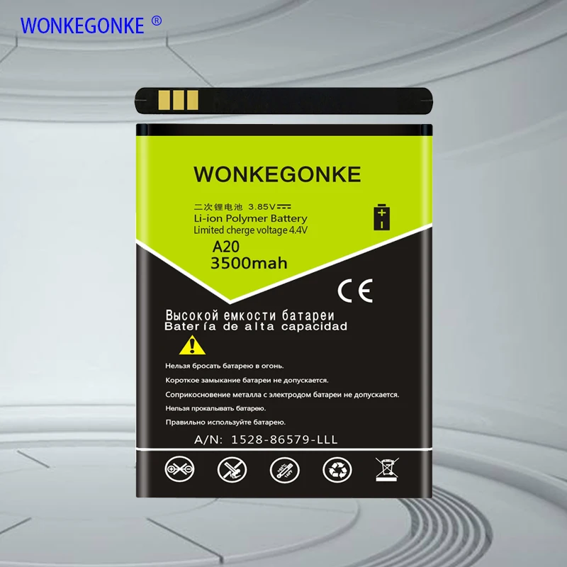 WONKEGONKE для Blackview A20 (A20 Pro) аккумулятор 3500 мАч батарея 1 заказ|Аккумуляторы мобильных