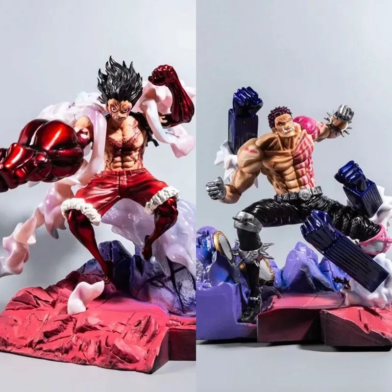 

Anime Monkey D Luffy VS Charlotte Katakuri GK Fighting Ver PVC Action Figure Collectible Model Doll Toy 27~32cm