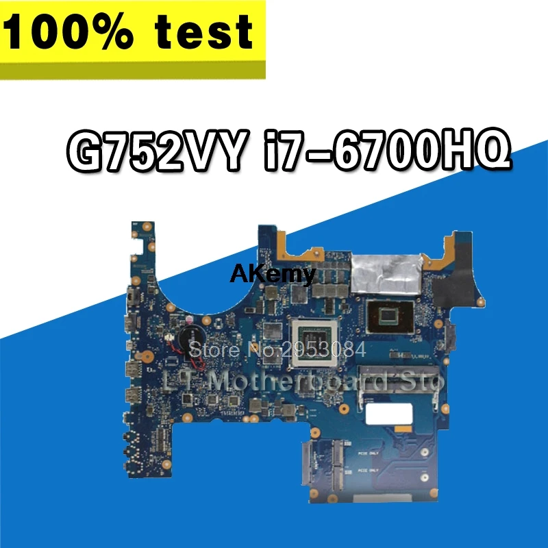 Материнская плата ROG для ноутбука For Asus G752VS G752VM G752VY G752VT G752VL G752V G752 тестирует