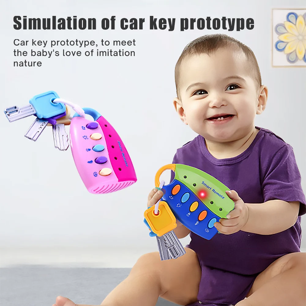 Детская игрушка музыкальный Автомобильный ключ вокальный умный пульт