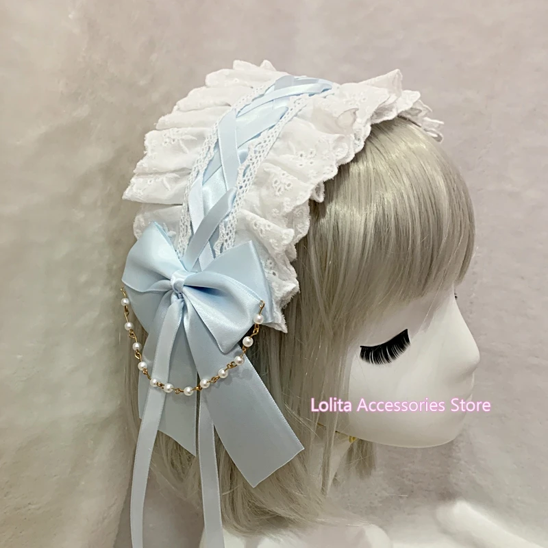 Винтажная маскарадная повязка для волос аксессуары в японском стиле милый бант