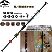 aluminum 36inch 48 inch with a sight and 48 darts blowgun for outdoor sports equipped entertainment practice shooting