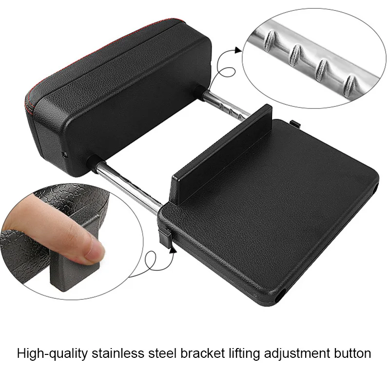 Цена Органайзер для беспроводной зарядки центральной консоли, подлокотник, контейнер для хранения, автомобильный подлокотник, 5 цветов, M8617