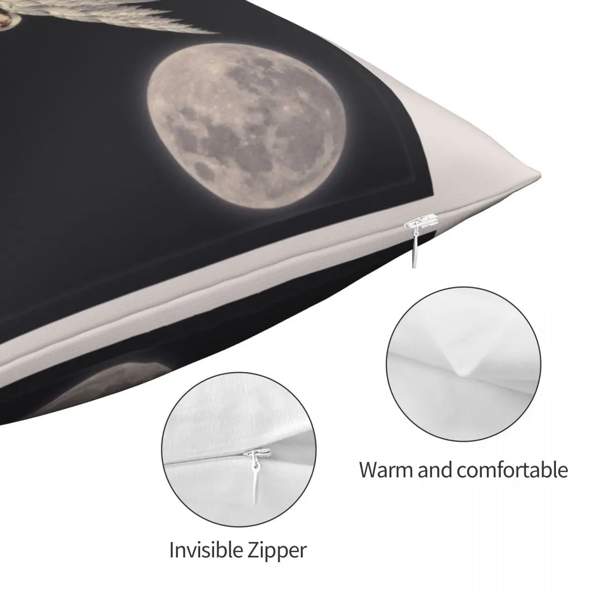 Квадратная подушка с ангелом чехол для подушки удобная Полиэстеровая дома