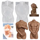 Силиконовая форма для свечей для мужчин и женщин, бижутерия ручной работы, декоративные аксессуары для смолы