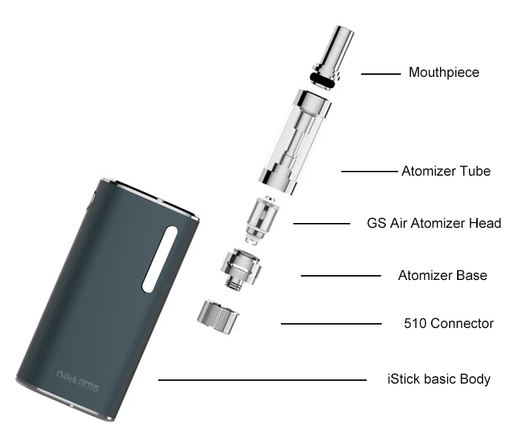 Оригинальный базовый набор Eleaf iStick с 2 мл атомайзером GS AIR встроенный аккумулятор