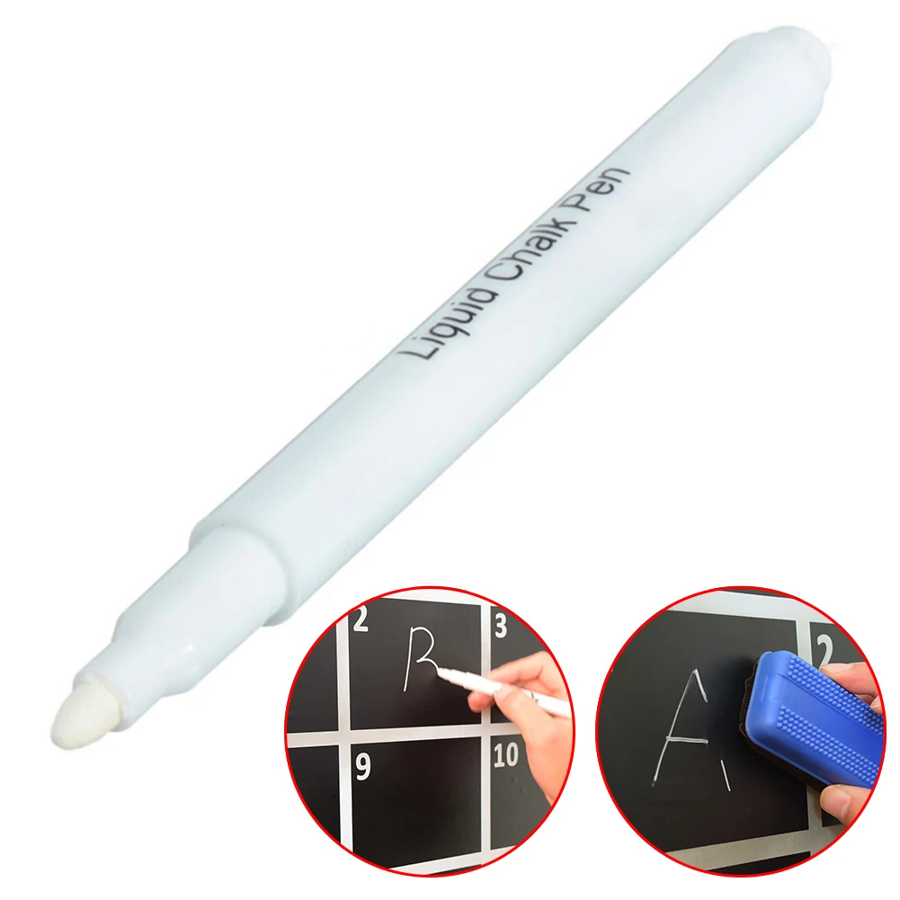 PVC Waterproof DIY Wall Sticker Removable Blackboard Self Adhesive Home Decorative Store Window Memo Reminder Office | Дом и сад