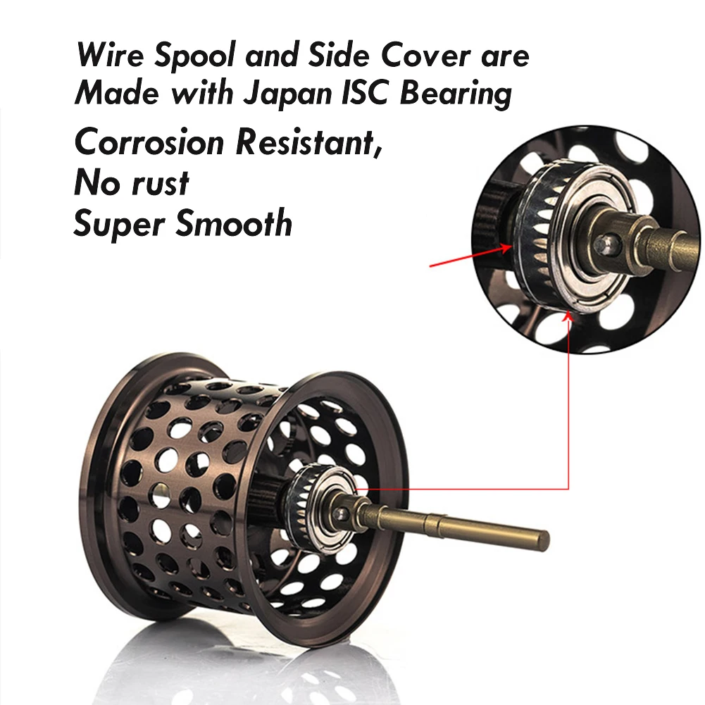 

Fishing Reel PW100 6.6:1 Carp Baitcast Casting Carbon Fiber Body Fishing Reels