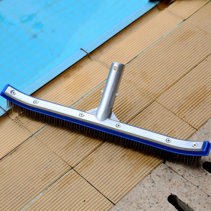 

Stainless Steel 18 Inch Concrete Swimming Pool Wall and Floor Brush