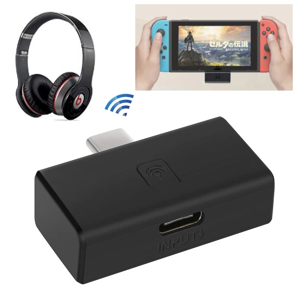 Беспроводной Bluetooth аудио USB TYPE C приемник передатчика для переключателя ined/PS4/ноутбука aptX с низкой задержкой беспроводной адаптер