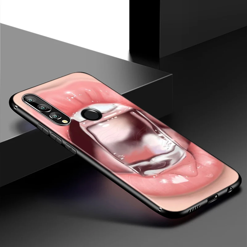 

Silicone Cover Sexy girl red lips for Huawei Honor 10i 9X 8X 20 10 9 Lite 8 8A 7A 7C Pro Lite Phone Case