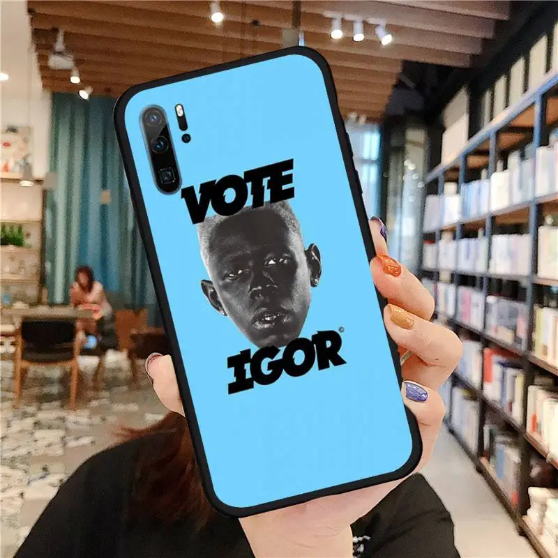 

Tyler Gregory Okonma Rapper Phone Cases For Huawei honor Mate P 9 10 20 30 40 Pro 10i 7 8 a x Lite nova 5t Soft silicone funda