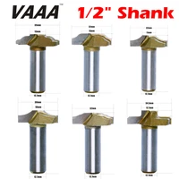 vaaa 1pc 12 shank woodworking door frame router bits for wood carbide lassical door cabinet bits engraving milling cutter
