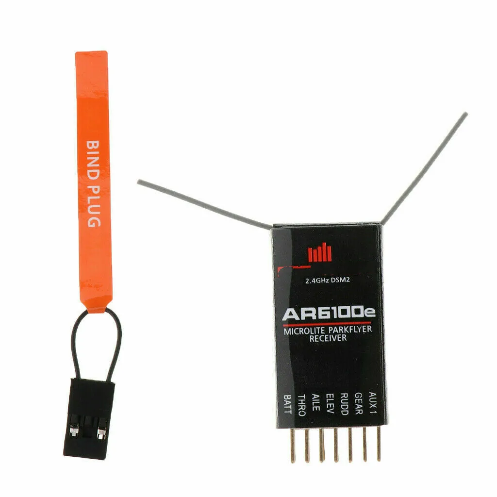 Приемник Радиоуправляемый 3 шт./лот 2 4 ГГц DSM2 6 CH AR6100e для JR SPEKTRUM DX6i DX7 DX8 DX9