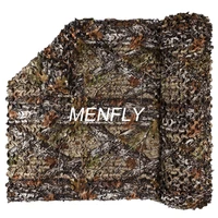 menfly tree training camouflage nets 3m polyester mesh car covers tent shade hunting sniper camping sun shelter camo network