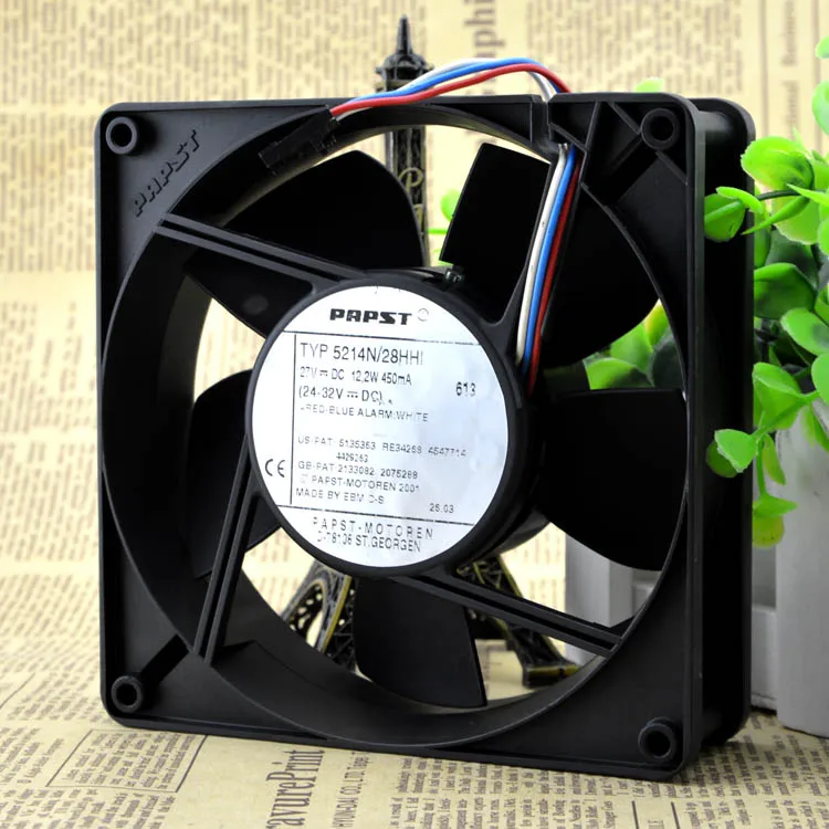 

West Germany prpst Typ 5214n/28HHI 27V 12.2W 450mA 12738 Cooling Fan