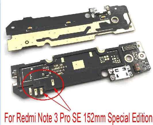 Note 3 Pro Se 152mm 20 шт./партия, USB разъем для зарядки док-станции гибкий кабель плата для Xiaomi Redmi Note 3 Pro SE специальное издание 152 мм - Цвет: Note 3 Pro Se 152mm