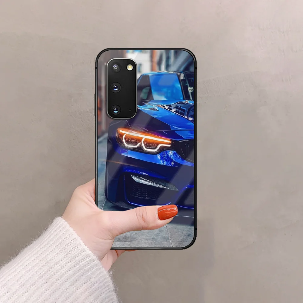 

Car Sportscar For Bmw Phone Tempered Glass Case Cover For Samsung Galaxy A M 10 12 20E 21 31 40 50 51 52 70 71 72 Bumper Back