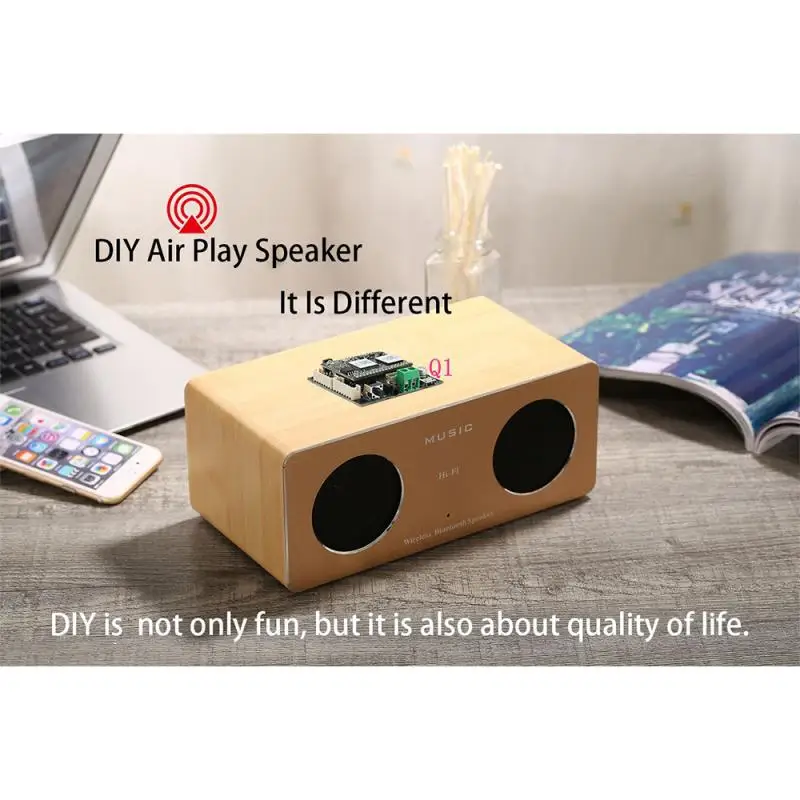 Интеллектуальный аудиоприемник WiFi Bluetooth 2 в 1 модель Аудио приемник модуль Airplay DLNA