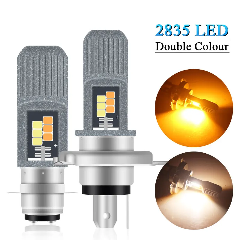 12 80V H4 светодиодный H6 P15D bA20D мотоциклетный головной светильник лампы 3030 чип 8SMD