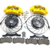 car modified high performance 35532mm brake disc for jkamg 6 pots big brake caliper for benz w204 front