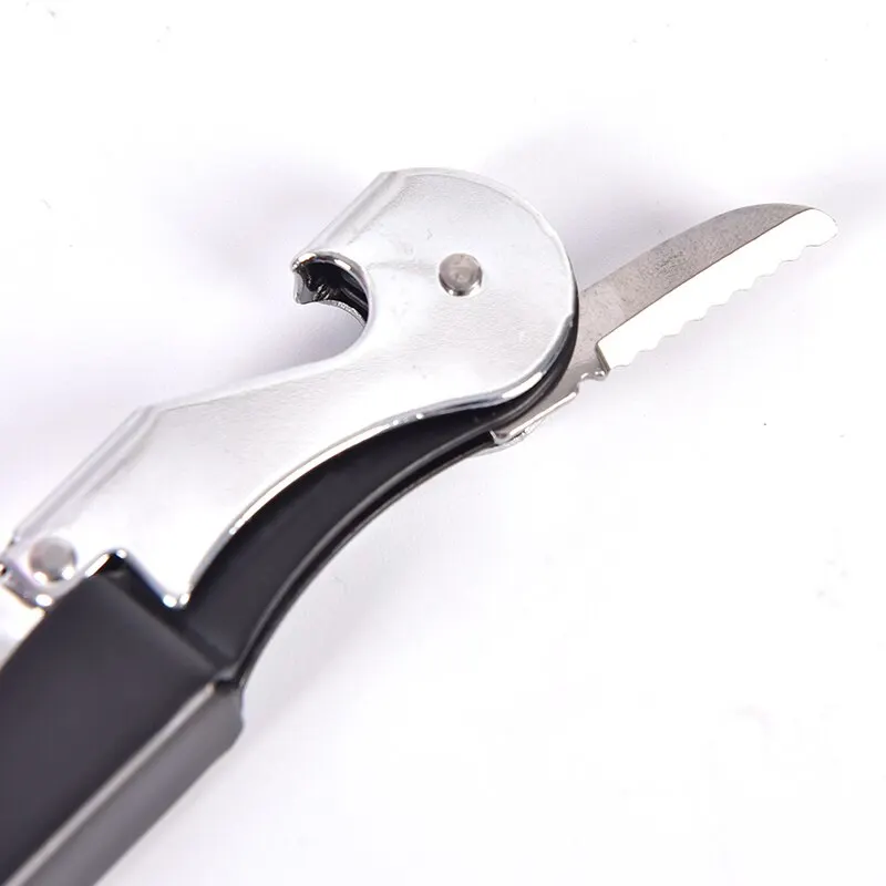 

1x Stainless Steel Corkscrew Double Hinged Waiters Wine Bottle Opener Lever Tool