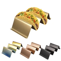 stainless steel taco holder plate fried food cooling drain tray rack pancake storage shelf pizza pie display stand kitchen tool