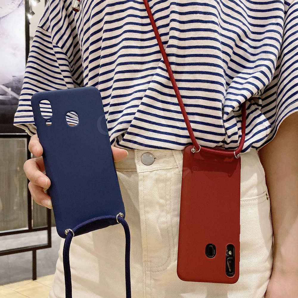 Чехол-накладка для Xiaomi Mi 8 SE 6X A2 5X A1 Max 3 2 Mix 2S Note Redmi 5 Plus S2 Y2 ремешок через плечо |
