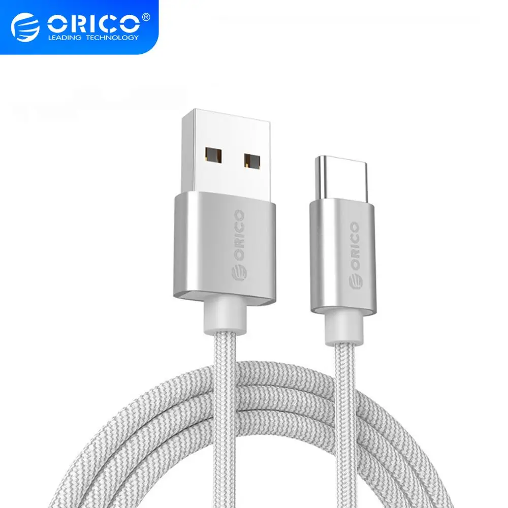 USB кабель ORICO Type C 3 А быстрая зарядка 1 м мобильный телефон для Samsung GALAXY S8 Huawei Mate9 P10