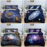 science fantasy style duvet cover bedding set artificial intelligence quilt cover modern technologies pattern bedclothes 23pcs