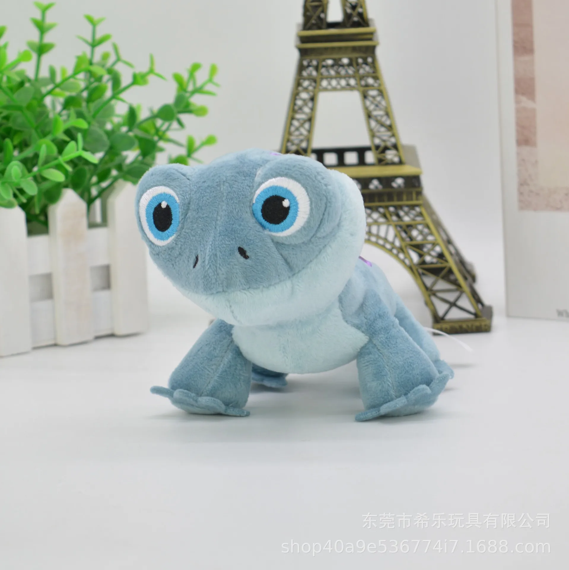 

Disney new character fire spirit blue lizard cute plush doll toy frozen 2 boys girls toys gift 18cm