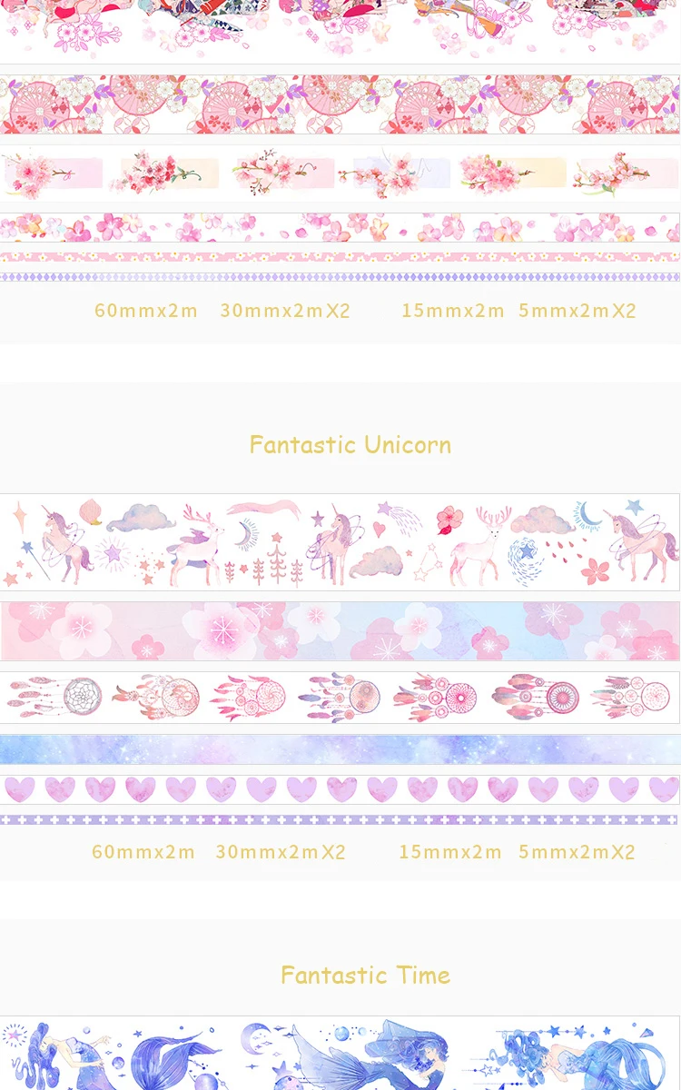 6 рулонов/лот Kawaii васи лента кошка узор креативная симпатичная Маскировка Лента материалы DIY Скрапбукинг планировщик книга Дневник Журнал
