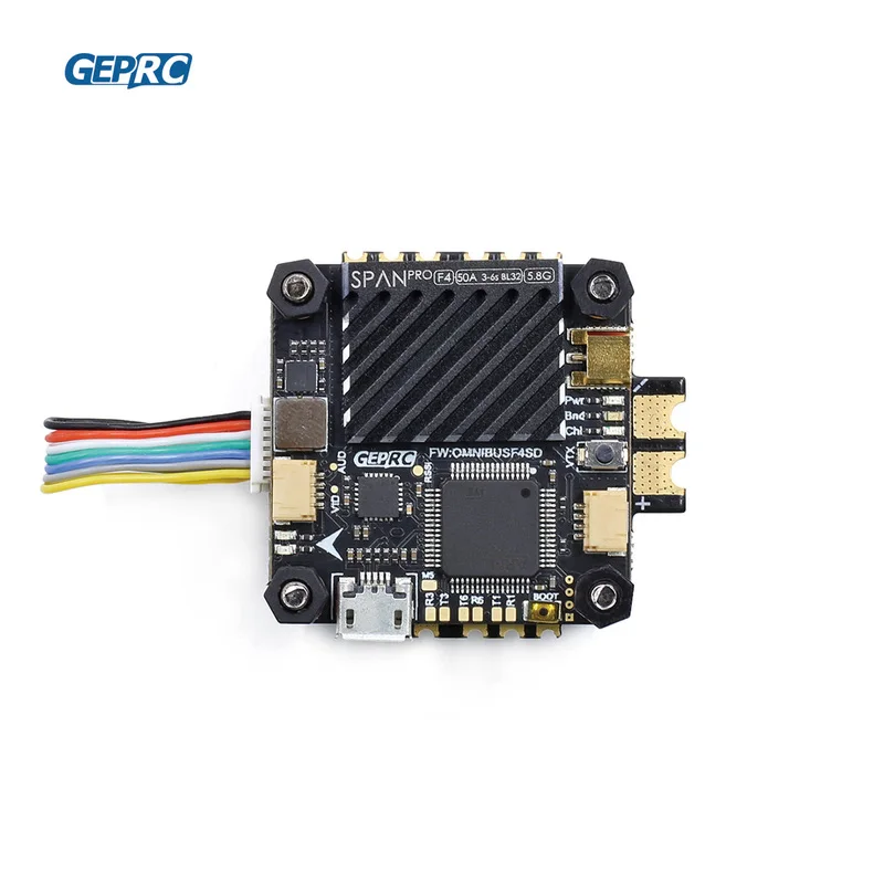 GEPRC SPAN PRO F4 BL32 50A башня FC 800 МВт VTX 4 в 1 blheli _ 32 ESC плата для FPV гоночного дрона|Детали и
