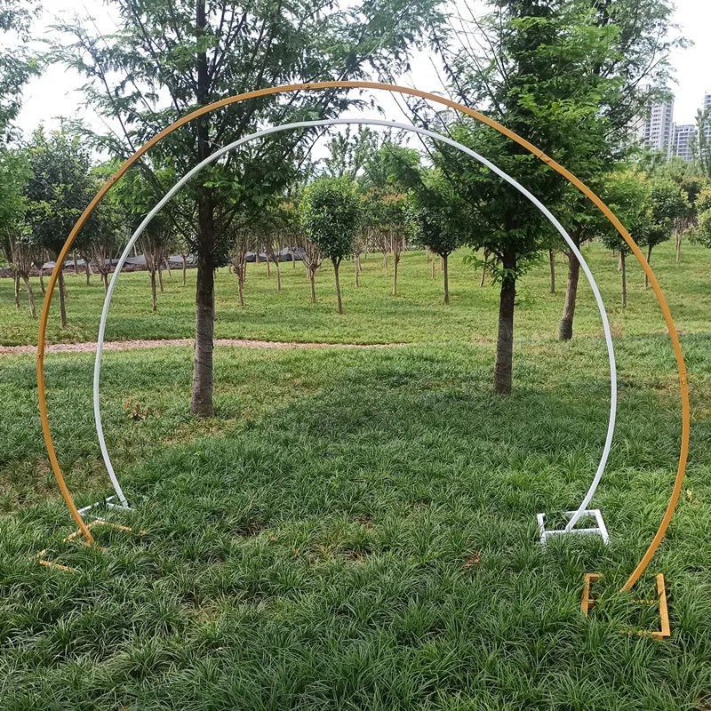 Металлическая круглая АРКА в форме железного кольца свадебный фон подставка