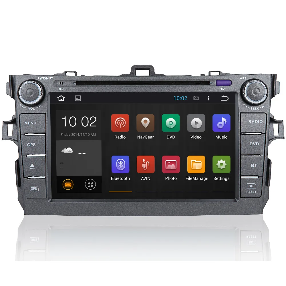 2 Гб ОЗУ четырехъядерный Android 7.1.1 автомобильный DVD GPS для Toyota Corolla 2007 2008 2009 2010 2011