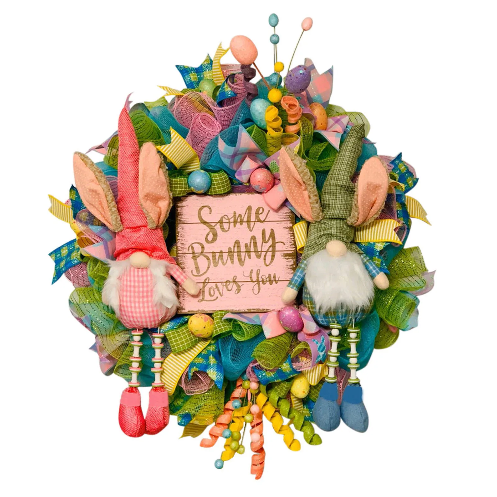 

Doorway Wreaths Decoration Easter Wreaths Easter Door Decor Easter Gnomes Easter Decor Faceless Doll Decoration Ornaments