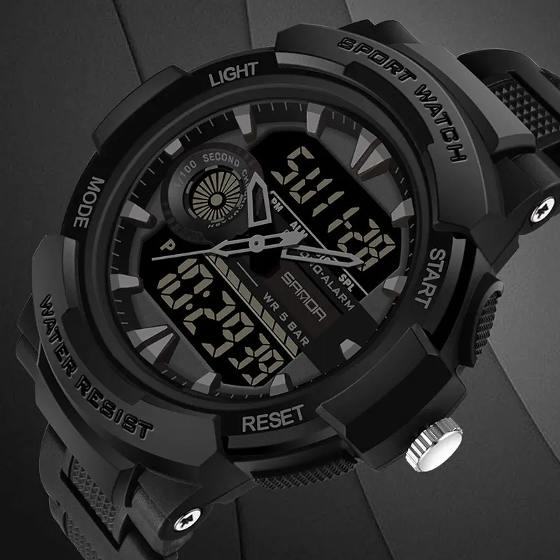 Часы наручные SANDA мужские в стиле милитари брендовые армейские спортивные