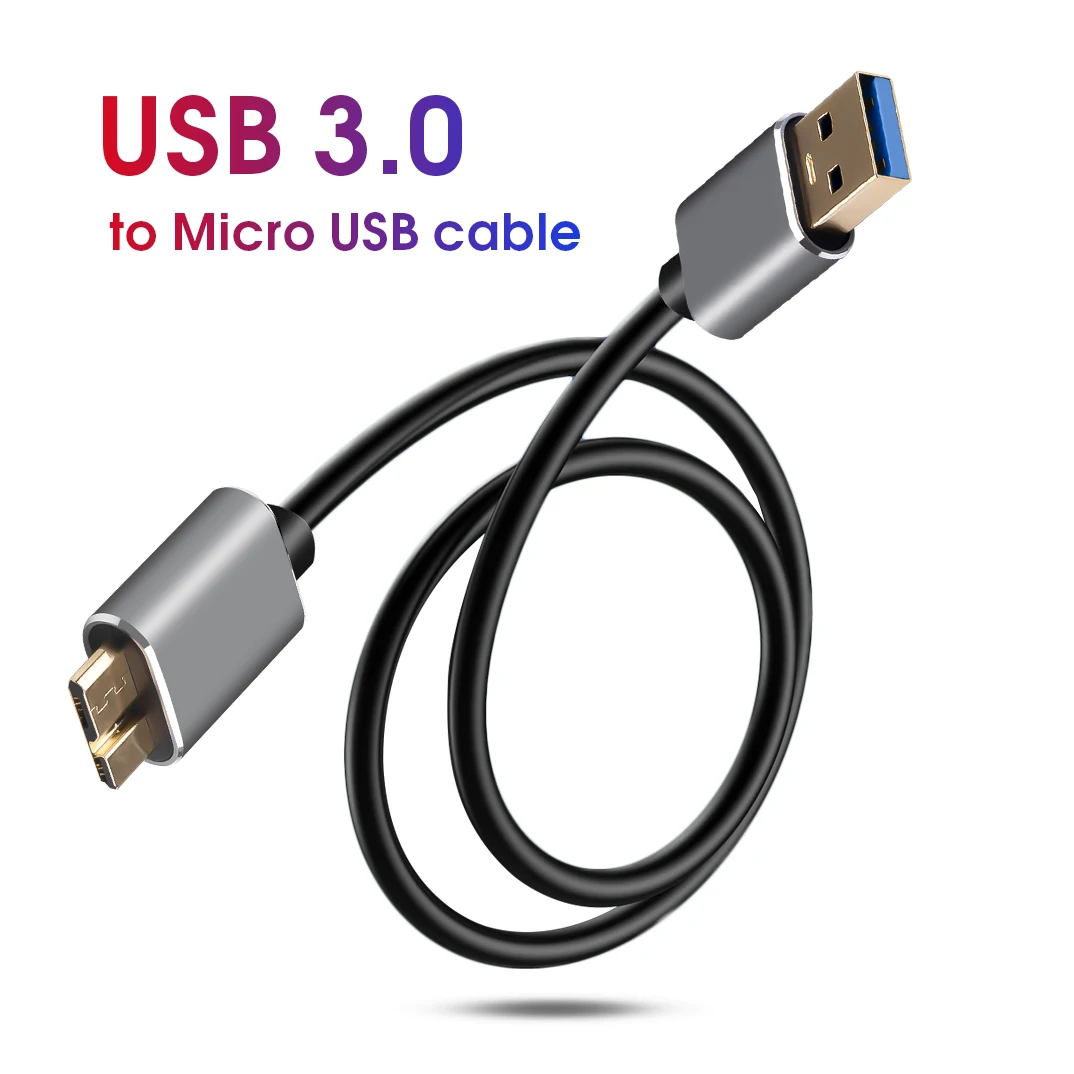 Kebidu Micro USB 3 0 кабель 2.1A 4 8 Гбит/с 1 м для быстрой зарядки и передачи данных шнур