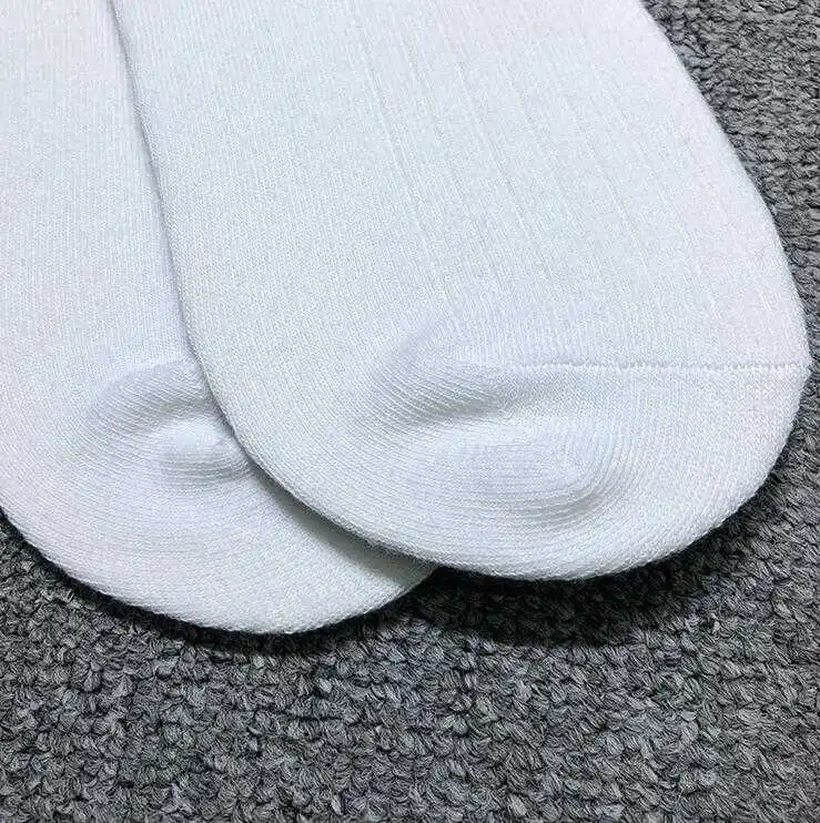 

2021 Fashion TB Brand Socks Men Women Cotton Striped Casual Crew Socks White Medium Sports socks Ins 3 Pairs