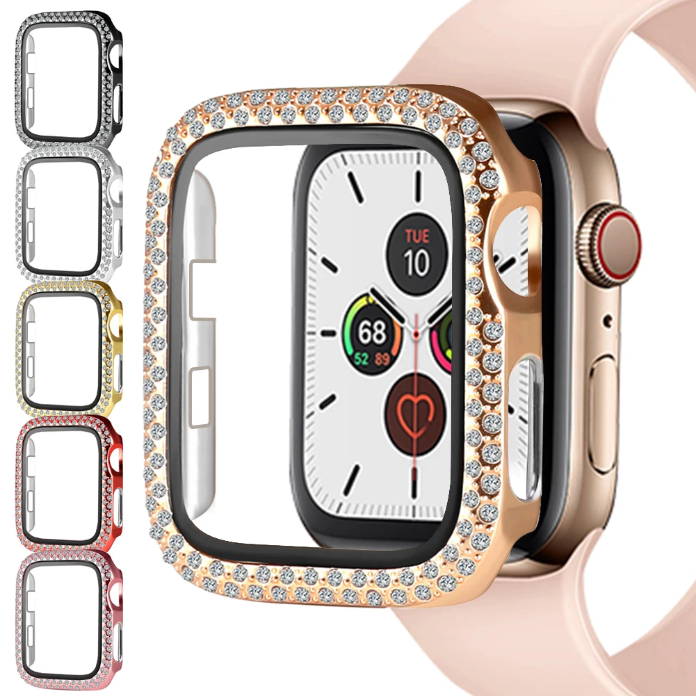 

Яркий защитный чехол для Apple Watch серии 6 SE 5 4 3 2 1 38 мм 42 мм 40 мм 44 мм для Iwatch 6 5 4 смарт-часов