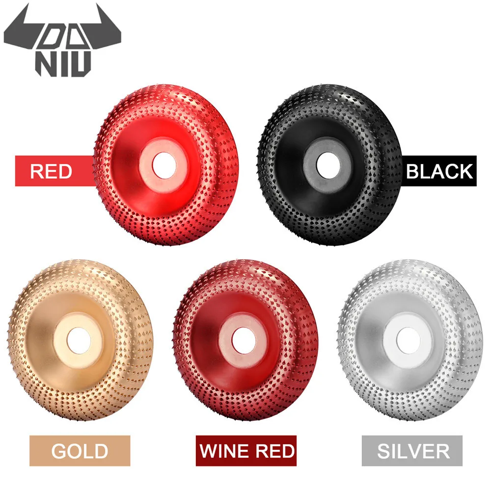 DANIU 100 мм Карбид вольфрама резьба по дереву шлифовальный диск абразивный для