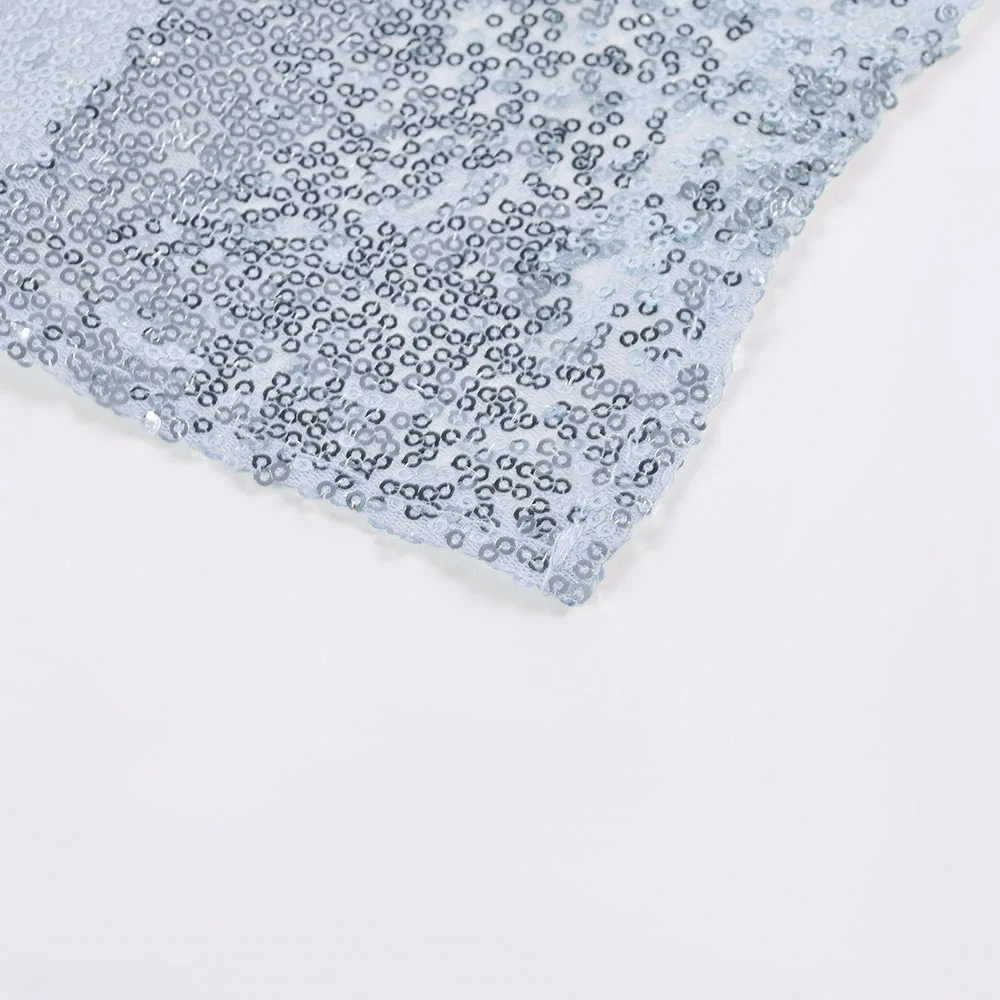 Прямоугольная скатерть с блестками для украшения дома свадьбы рождественской