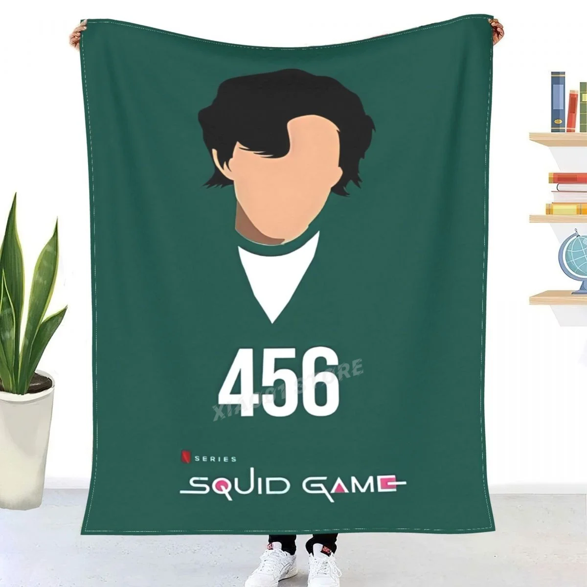 

Squid Game Blanket Korean Contest Prize Game Battle Squidgamer Soft Throw Blanket For Bedding Couch Bedroom Quilt (2)