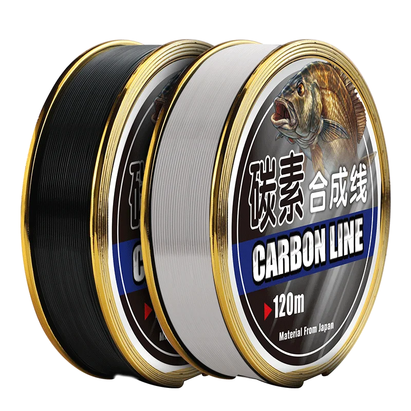 

2pcs Full Sink Fluorocarbon Fishing Line 120m Monofilament Super Strong Carp Pesca Wire Leader Nylon Front Wireway Line