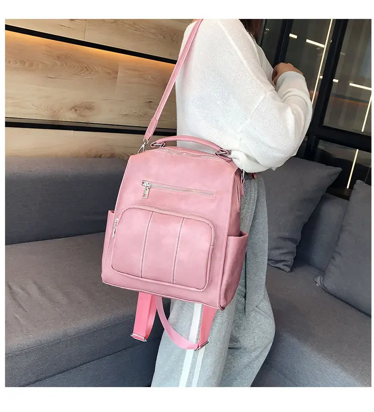 Mochila Feminina рюкзак кожаный школьный рюкзак для девочек плотная большой вместимости рюкзак для девочек функциональный рюкзак женская сумка