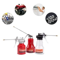 oil can oiler lubrication oil metal plastic machine oil pot extended hose high pressure pump car repair tool oiler grease gun